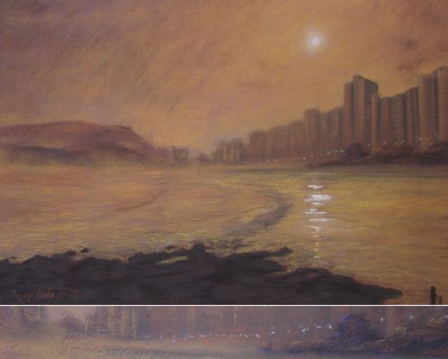 Por de Sol no Guarujá